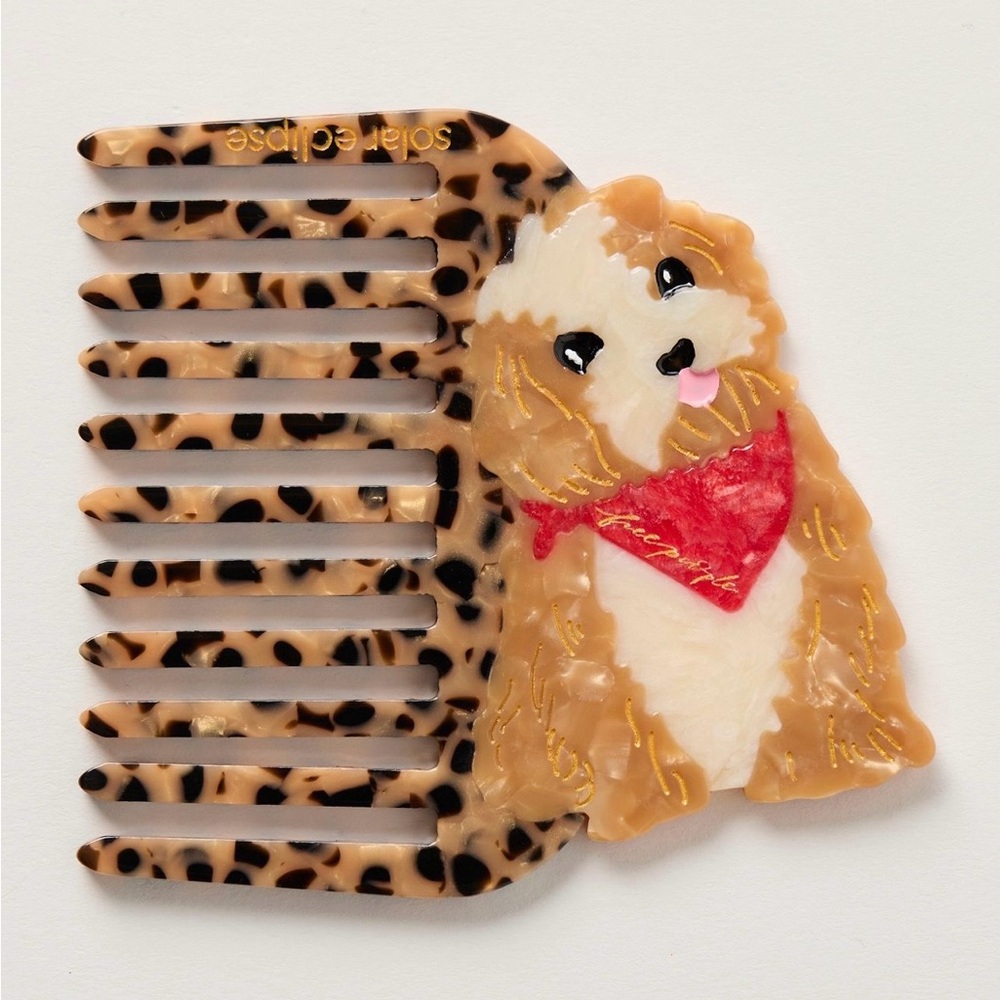 Free People x Solar Eclipse Hand-Painted Pocket Hair Comb